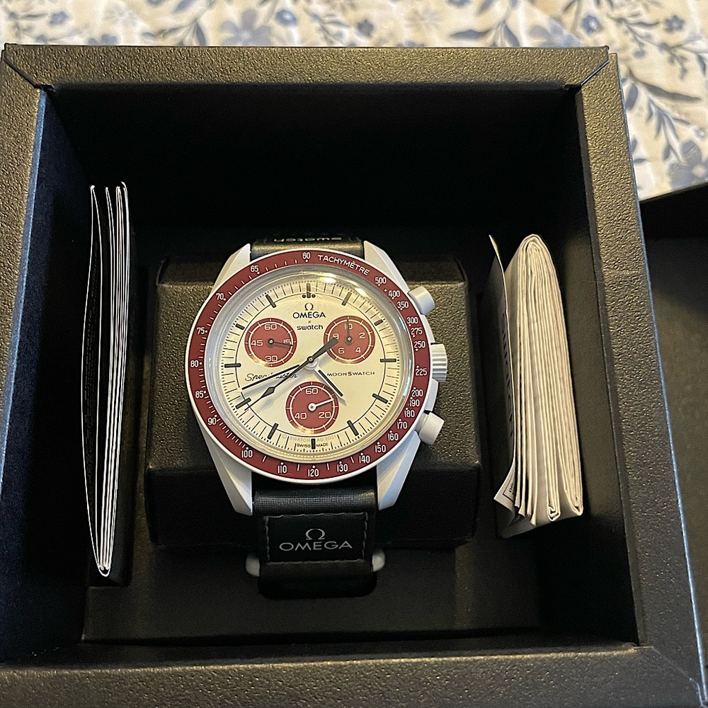 Omega X Swatch Moon Watch.  Mission to Pluto.